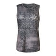 thumbnail image 3 of Eashery Tshirt Women's Crew Neck Womens Tops T-shirt Women Tops Casual Brown XXL, 3 of 5