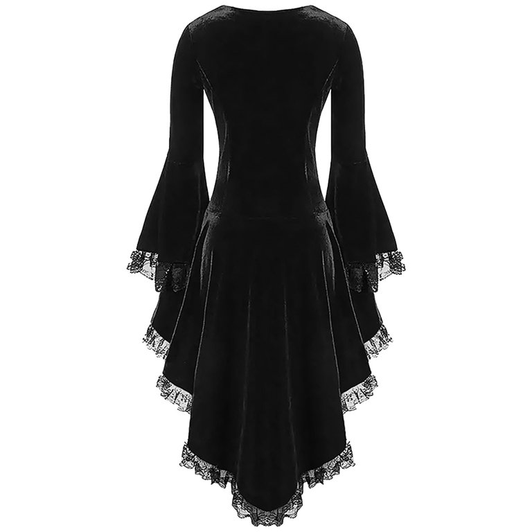white skull lace dress Widow Gothic Lace Bustier Sleeveless Maxi Dress main image 0