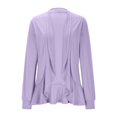 thumbnail image 6 of iHPH7 Cardigan Sweaters for Women Lightweight Casual Outerwear Fall Fashion Knit Cardigans for Women Soft Cardigans for Women Light Cardigans for Women Open Front Cardigan for Women Purple XXL, 6 of 7