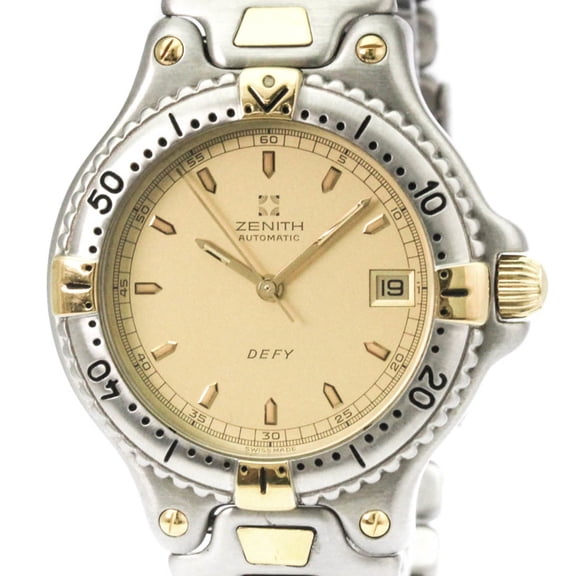 Pre-Owned ZENITH Defy Gold Plated Steel Automatic Mens Watch 59.2000.462 Polished