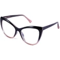thumbnail image 1 of FEISEDY Trendy Cateye TR90 Blue Light Blocking Spring Hinges Computer Glasses Women B2676, 1 of 6