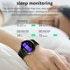 thumbnail image 4 of Reloj inteligente deportivo avanzado para Android e iOS, reloj de fitness, monitor de frecuencia cardíaca, sueño, pasos y calorías activas 24/7, pantalla táctil de 1,32 pulgadas., 4 of 8
