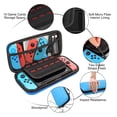 thumbnail image 3 of TSV Carrying Case Fit for Nintendo Switch, 12-in-1 Accessories Bundle with Protective Travel Pouch, Clear Cover Case, Screen Protector, Silicone Cover Fit for Joy-Con, 3 of 7