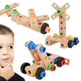 thumbnail image 5 of Juguete de bloques de construcción educativos para niños, conjunto de tuercas DIY, combinación de desmontaje, 5 of 5