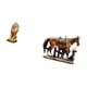 thumbnail image 5 of Juego de figuras de león, estatua de león, figura de caballo, escultura de caballo en miniatura, adorno de animal de resina con fina artesanía, adecua, 5 of 8