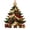 Style K, variant on Luxury Crystal Christmas Ornament, Red Christmas Ornaments Glittering Elf Silhouette with Gold Metal Frame and Crystal Wings, Christmas Decor for Mantle and Living Room Styling, Red Party