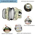 thumbnail image 3 of FORMRS Unisex School Backpack 17" Student Travel Bag with Laptop Compartment, Cat Flowers Pattern, 3 of 7