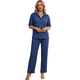 thumbnail image 1 of Conjunto de 2 Piezas para Mujer | Set Blusa Tipo Camisera y Pantalón Wide Leg, 1 of 5