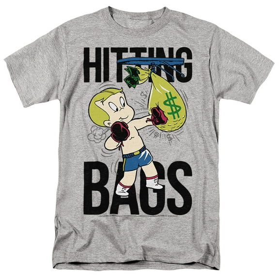 Richie Rich Make It Rain Unisex Adult T-Shirt, Athletic Heather, 3X-Large