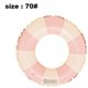 thumbnail image 2 of Retro Striped Swimming Ring-Pink-70#sport equipment, 2 of 4