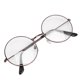 thumbnail image 5 of Gafas con lentes transparentes de estilo vintage, unisex, para hombres y mujeres, gafas con montura metálica, gafas de bronce, 5 of 8