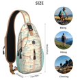 thumbnail image 5 of Crossbody Sling Backpack for Women Men Deep-sea Fish Draft Shoulder Sling Crossbody Casual Chest Bag for Travel Sports Running Hiking, 5 of 6