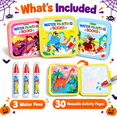 thumbnail image 3 of Timetome 3-Pack Water Painting Books for Kids Ages 3+, Reusable Water Coloring & Paint with Water Books with 3 Pens, Mess-Free Activity, 3 of 10