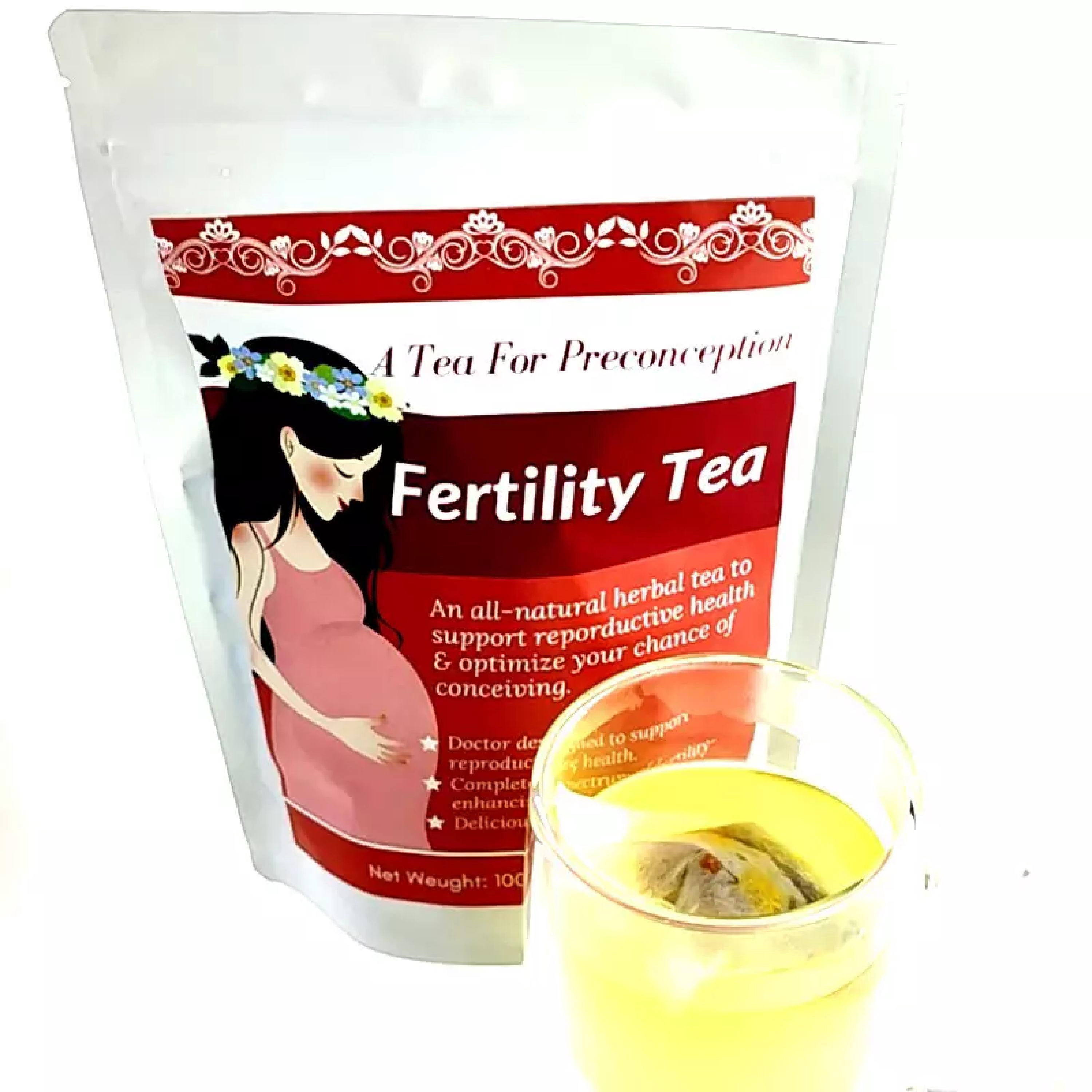 Preconception/Fertility Tea, Organic Mint flavored Tea 50 Bags. Free Shipping