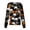 Dark Gray-A#1062NN, variant on Cartoon Animal Print Scrub Jacket for Women S-5XL Plus Size Women’s Nurse Uniforms with Pocket Stretchy Warm Up Snap Front Scrubs for Women