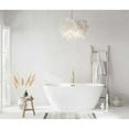thumbnail image 2 of Elegant Kitchen & Bath BT30559GW-BGD 59 in. Bathtub, Glossy White with Brushed Gold Trim, 2 of 10