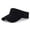 Black, variant on ELFINDEA Quick Dry Sun Visor Hat Breathable Lightweight Running Sports Cap Open Top Adjustable Visor for Men Women