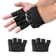 thumbnail image 2 of Guantes de entrenamiento Guantes de gimnasio para levantamiento de pesas Entrenamiento con pesas rusas Silicona Cuatro dedos Fitness Ejercicio Hombres y mujeres Negro, 2 of 5