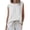 White, variant on Women's High Low Hem Sleeveless Shirts Round Neck Split Back Loose Flowy Tank Top 2026 Fashion
