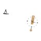 thumbnail image 5 of Escultura abstracta de pensador, figura de escritorio, reloj de pared, silencioso, sin , adorno moderno, material resistente, forma redonda únic, 5 of 8