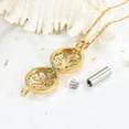 thumbnail image 4 of Cremation Jewelry Tree of Life Urn Necklace Keepsake Ashes Hair Memorial Locket with Hollow Cylinder Pendant Necklaces for Ashes, 4 of 6