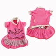 thumbnail image 1 of SussexHome Grande Robe pour Chiens d'Hiver - Robe Pull Lavable Mignonne - Couverture Complète Brodée pour Filles - Rose, 1 of 6