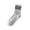 Grey, variant on TBWNWG Unisex Colorful Striped Dress Socks Novelty Cool Tennis College Style for Men And Women,Size One Size