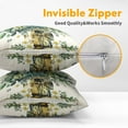 thumbnail image 3 of Spring Eucalyptus Leaves Throw Pillow Covers 20X20 Inches Set of 2 Greenery Sage Leaf White Floral Mason Jar Pillowcase Soft Cotton Linen Square Spring Cushion Covers for Home Sofa Patio Bedroom, 3 of 6