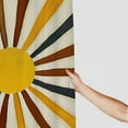 thumbnail image 3 of Orinice Sunburst Pattern Bathroom Decor Set with Hooks, Luxurious Fashion Shower Curtain in Polyester Fabric, Chic Modern Design 60x72, 3 of 7
