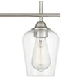 thumbnail image 5 of Worldwide Lighting E20003-005 6.75 x 24 x 9.75 in. Bacchus 3-Light Brushed Nickel Vanity Light, 5 of 5