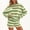 Green women striped lounge set a1, variant on sdhkgrrt Women's 2 Piece Matching Lounge Set Soft Long Sleeve Round Neck Pullover Tops Drawstring Waist Shorts Striped Loose Casual Outfits Fall Tracksuit Clothing , Brown M