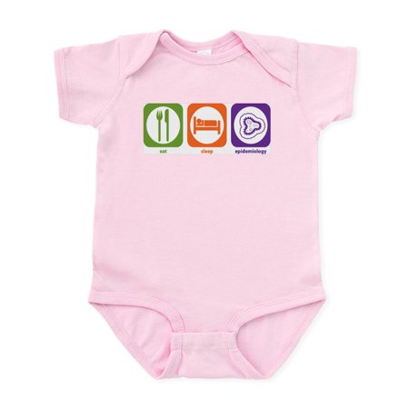 

CafePress - Eat Sleep Epidemiology Infant Bodysuit - Baby Light Bodysuit Size Newborn - 24 Months