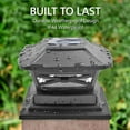 thumbnail image 5 of Davinci Renaissance Solar Post Cap Lights - Bright LEDs, Cordless, 4x4 5x5 6x6 Deck or Fence Posts, 5 of 6