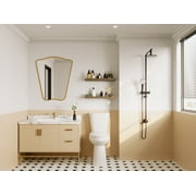 DV-2F0145 21 ADA High 2-piece Toilet , Comfortable Seat Height Dual-Flush Elongated Two-Piece Floor Mounted Toilet (Seat Included)