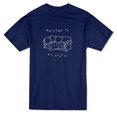 thumbnail image 1 of Welcome To My Place Design Men's Navy T-shirt, 1 of 1