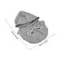 thumbnail image 2 of unbranded Capucha Y Cuello Falso Desmontable Gris Para Complementar Prendas Y Estilo Diario, 2 of 6