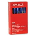 thumbnail image 5 of Comfort Grip Retractable Ballpoint Pen 1mm, Blue Ink, Clear Barrel, Dozen, 5 of 7