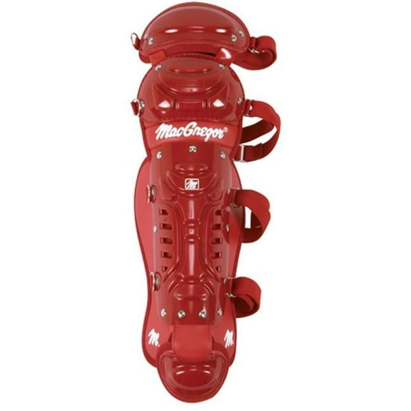 MacGregor B64 Double Knee Yth Leg Guard - Black