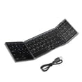 thumbnail image 2 of Tachiuwa BT Foldable Keyboard Black Portable Travel Keyboard for Laptop Flat Computer Gray, 2 of 9
