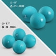 thumbnail image 2 of Balón medicinal Slam Yes4All Fitness Triangle, 6,8 kg, moderno, color verde azulado, 2 of 7
