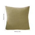 thumbnail image 2 of Estbridge Polyester Throw Pillow with Insert for Bed Sofa Couch  Household Soft Comfort Pillows Decorative Pillow for Indoor Outdoor  Solid Color Modern Style Home Decor  18”x18”  1PC  Co, 2 of 8