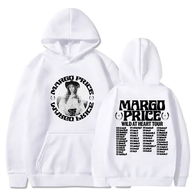 Margo Price Wild At Heart Tour Sudaderas con capucha Cosplay Mujeres Hombres Moda Sudaderas con capucha de manga larga