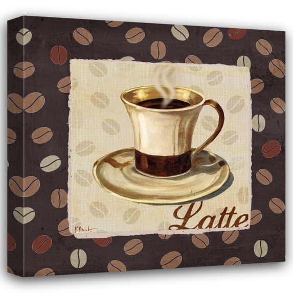 Paul Brent 36x36 Gallery Wrapped Canvas Wall Art Titled - Cup of Joe III