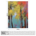thumbnail image 4 of Pratyus Abstract Painting Print Flannel Blanket for All Seasons - Super Soft Lightweight Blanket for Boys, Girls, and Adults 60x80in, 4 of 6