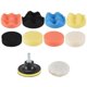 thumbnail image 2 of 10pcs/set Automobile Car Polishing Pad Set Vehicle Cleaning Washing Polish Sponge Wheel, 2 of 5
