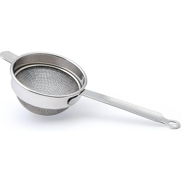 BishtHub Stainless Steel Mesh Tea Strainer Chalni Chalni Tea Diffuser KItchen Item - 7 Inches Length (Approx)