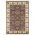 thumbnail image 1 of HomeRoots 353571 2 ft. 2 in. x 7 ft. 11 in. Runner Polypropylene Plum & Ivory Area Rug, 1 of 1
