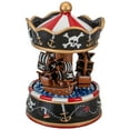 thumbnail image 6 of Northlight Children's Pirate Ship Animated Musical Carousel - 6.5", 6 of 6