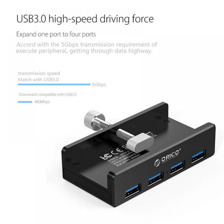 4-Port USB 3.0 Hub by UPLIFT Desk