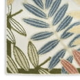 thumbnail image 5 of Nourison Home Aloha 5'3" x 7'5" Ivory Rose Modern Rug, 5 of 9
